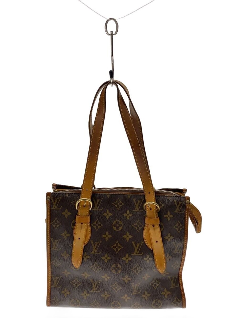 Louis Vuitton Monogram Popincourt Haut features coated leather Brown
